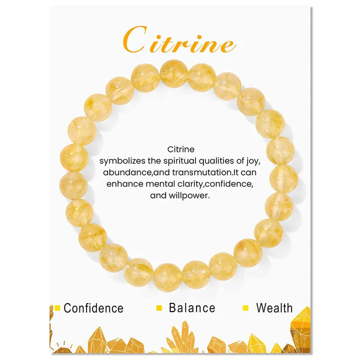 Natural Crystal Healing Energy Bracelet – Aria