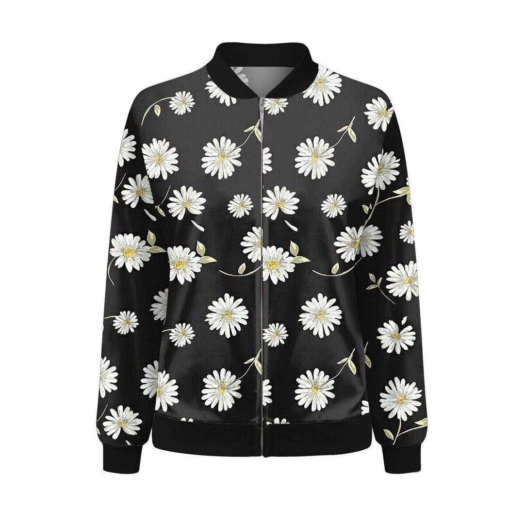 Women's summer jacket with fine floral pattern – Fiora