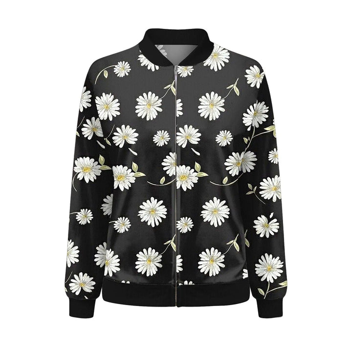 Women's summer jacket with fine floral pattern – Fiora