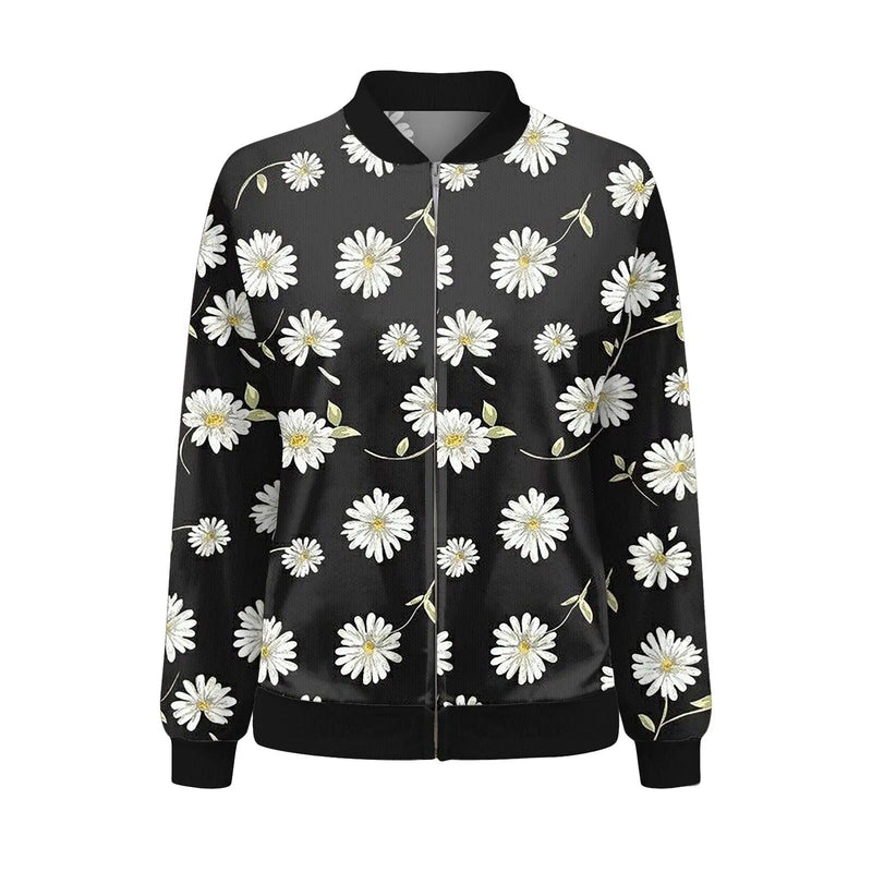 Women's summer jacket with fine floral pattern – Fiora