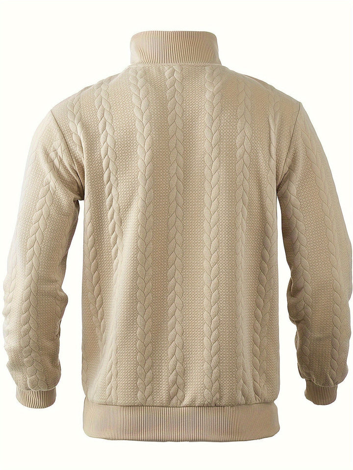 Vintage men's sweater with zipper – Victor