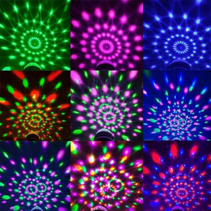 LED disco-partylampe – PartyGlow Spin