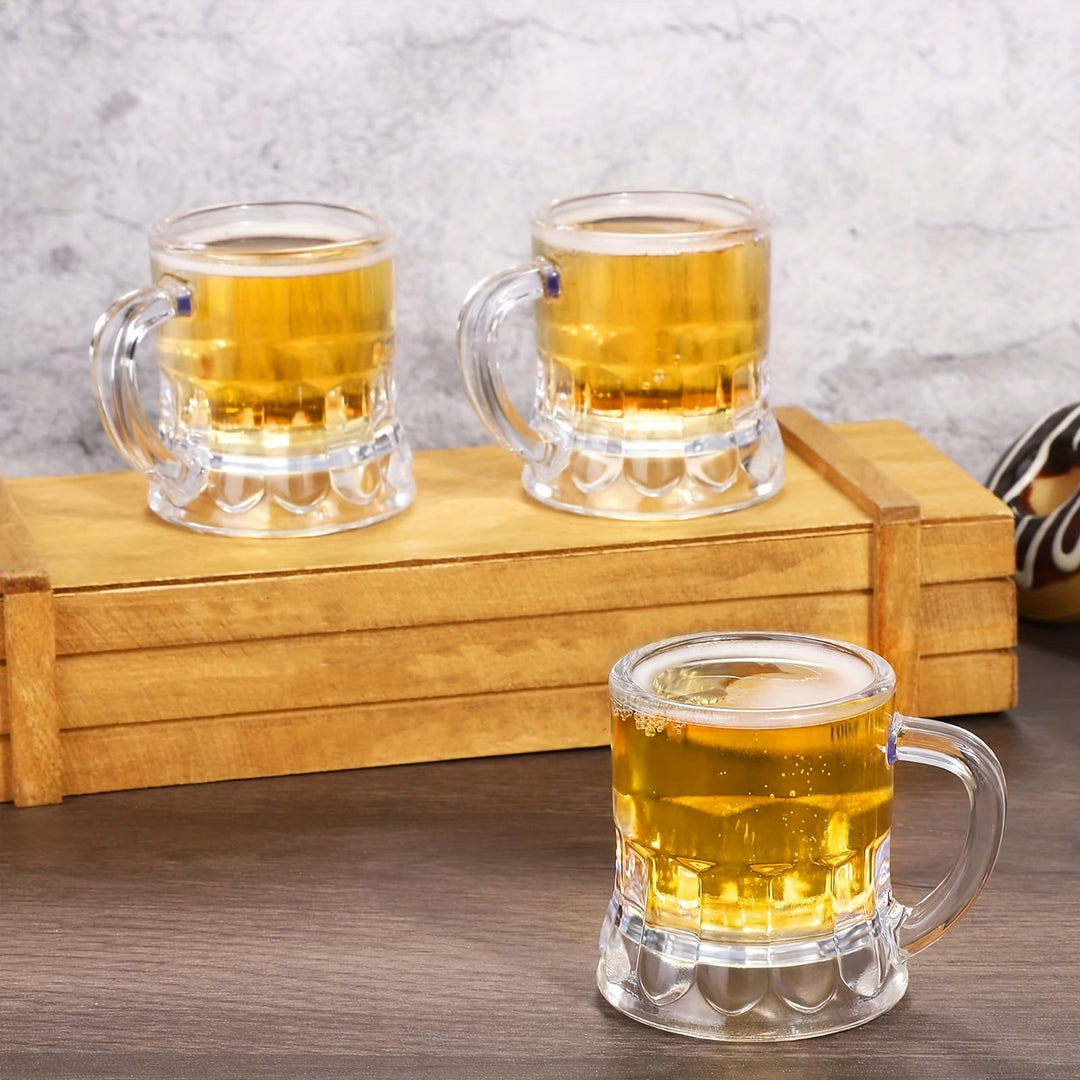 30 Pieces Clear Plastic Mini Beer Mugs – MiniMug30 Oktoberfest 2025