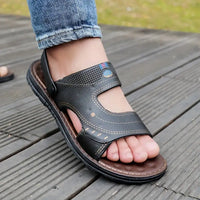 Stylish men's sandals with heel strap – Strider