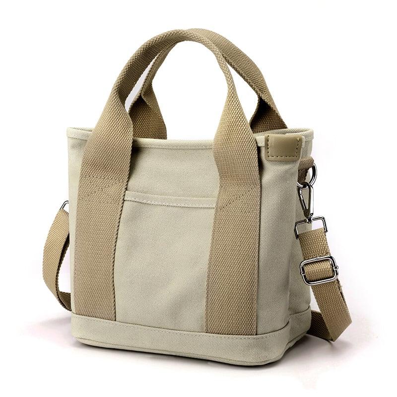 Stilfuld Lille Canvas Dame Skuldertaske – CitySling