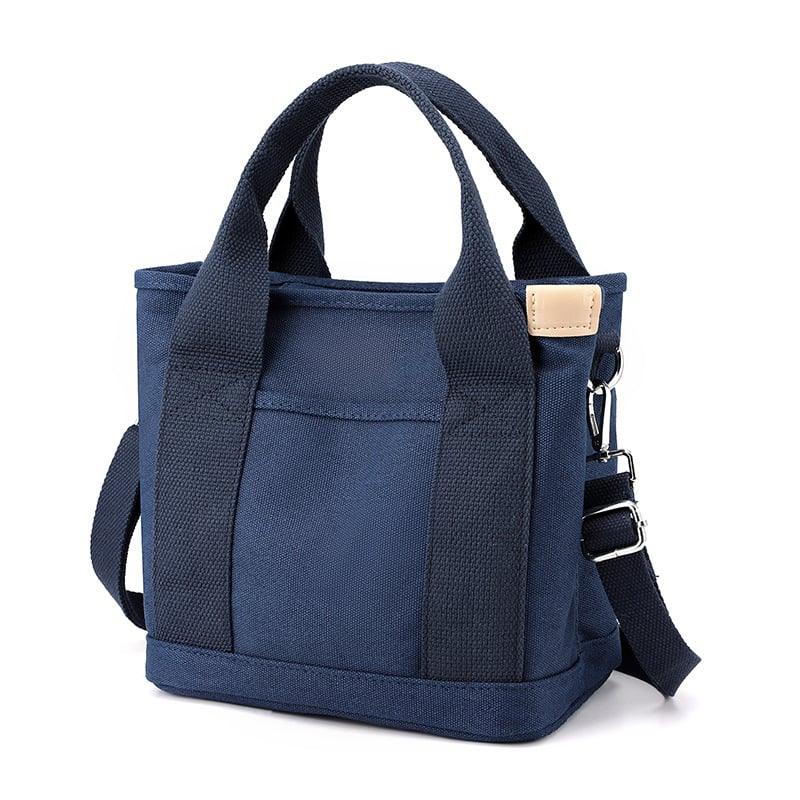 Stilfuld Lille Canvas Dame Skuldertaske – CitySling