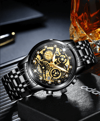 Skeleton men's wristwatch – Eclipse