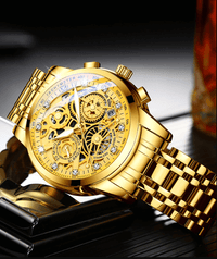 Skeleton men's wristwatch – Eclipse