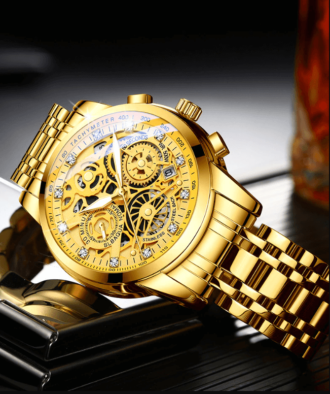 Skeleton men's wristwatch – Eclipse