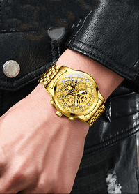 Skeleton men's wristwatch – Eclipse