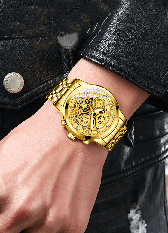 Skeleton men's wristwatch – Eclipse
