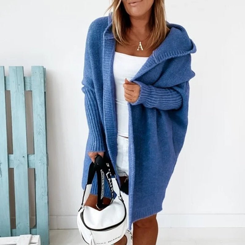 Cardigan de punto de otoño - CuddleWrap