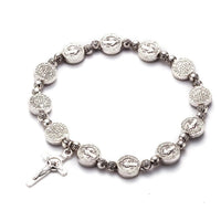 Gold and Silver Colored Christian Cross Bracelet – Solana