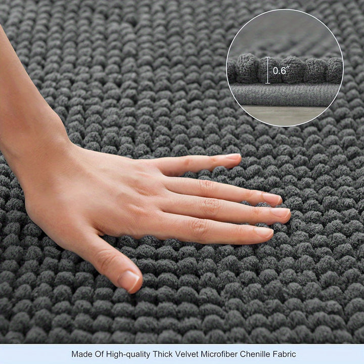 Luxurious L-shaped Non-Slip Corner Shower Mat - Evelyn