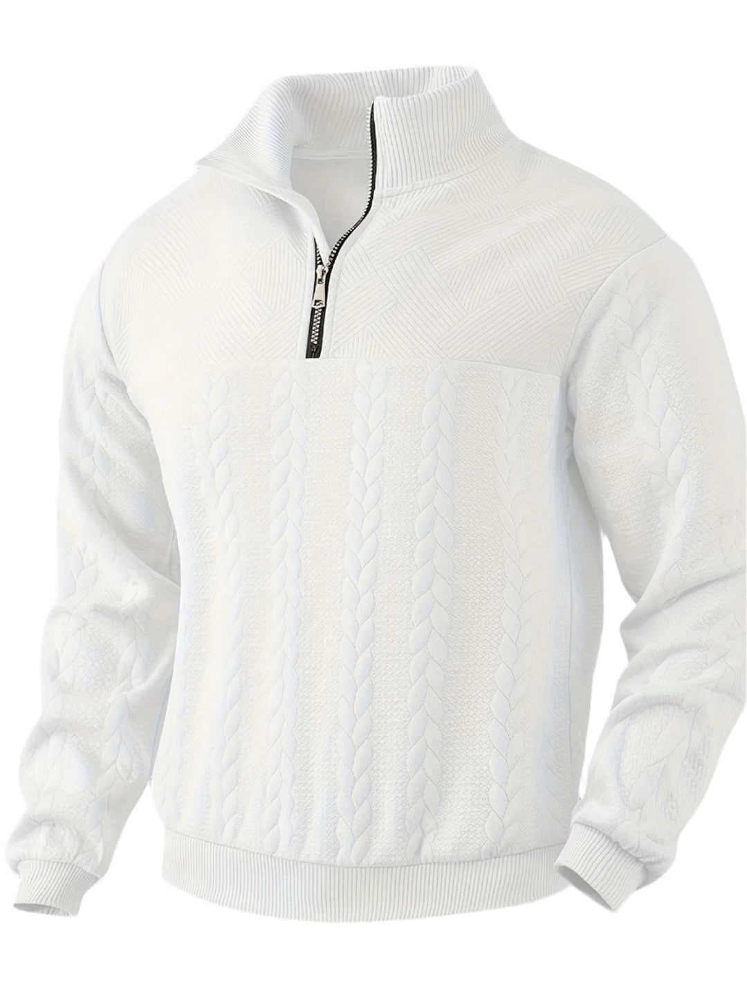 Vintage men's sweater with zipper – Victor