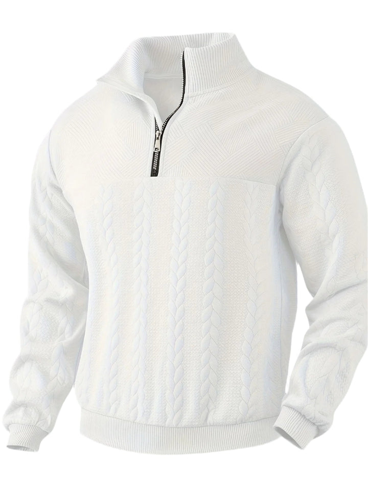 Vintage men's sweater with zipper – Victor