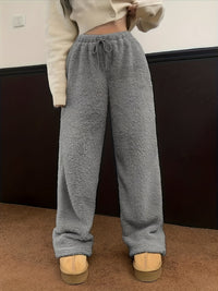 Myk Teddy Sherpa Loungebukse for damer – Noémie