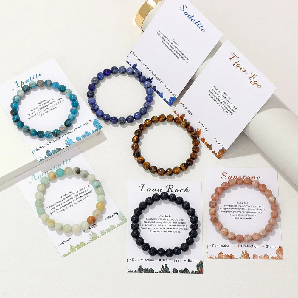 Natural Crystal Healing Energy Bracelet – Aria