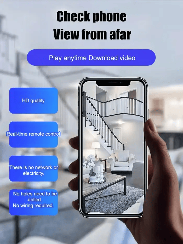Mini 1080P HD WiFi Security Camera - Records Video and Audio 5