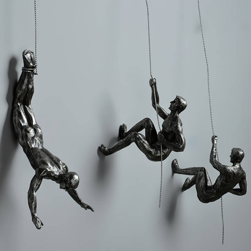 Mountaineer Wall Sculpture – PeakFigures