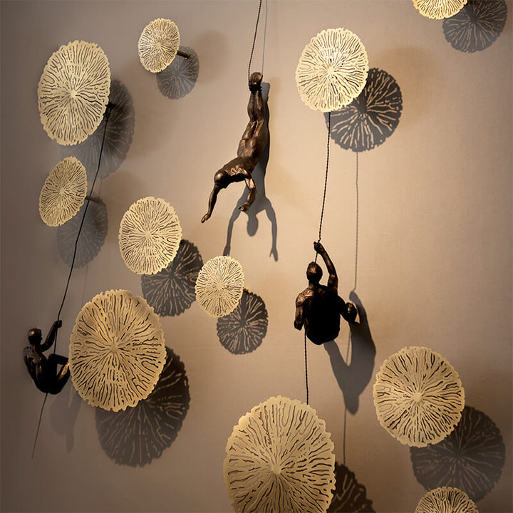 Mountaineer Wall Sculpture – PeakFigures