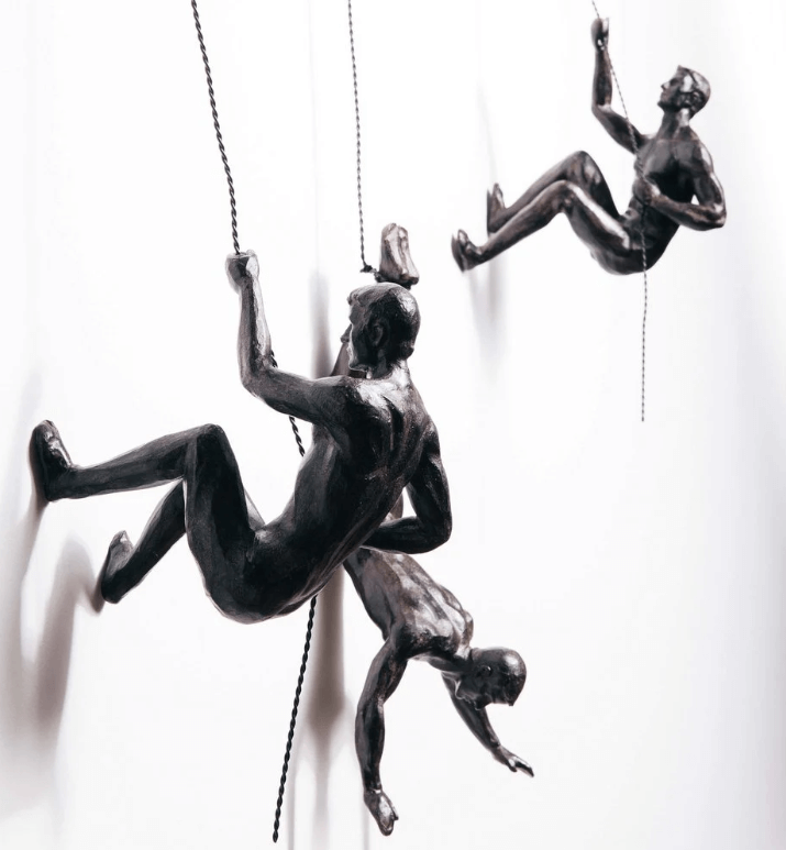 Mountaineer Wall Sculpture – PeakFigures