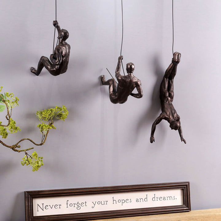 Mountaineer Wall Sculpture – PeakFigures