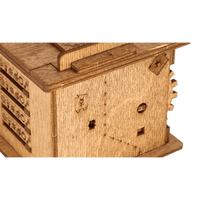 Interactive Wooden Escape Puzzle Box – MindVault