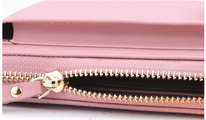 Compact shoulder bag made of PU leather with adjustable strap