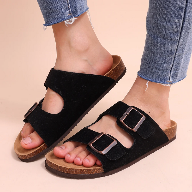 Orthopedic Sandals with Cork Footbed | Superior Support