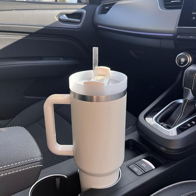 Vaso aislado al vacío con tapa y pajilla – TermoVaso
