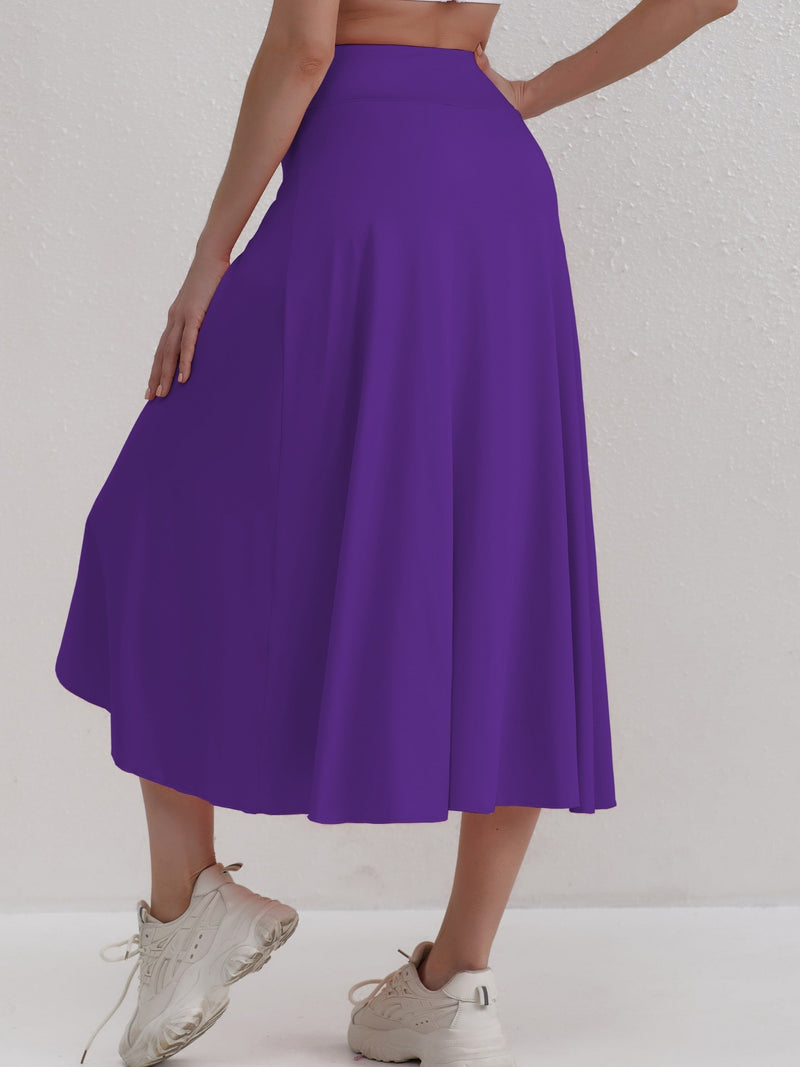 Sportlicher Rock mit hoher Taille und asymmetrischem Schnitt – Alexia