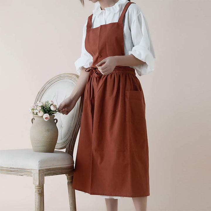 Waterproof Cotton Apron with Practical Pockets – ChefMate