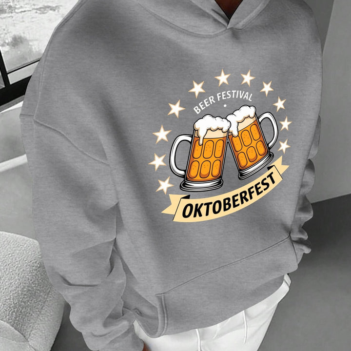 Festive Men's Hoodie – Josef Oktoberfest 2025