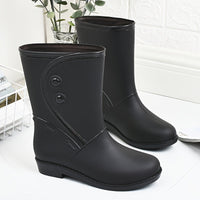 Women's waterproof rain boots & comfortable with anti-slip sole – Elora