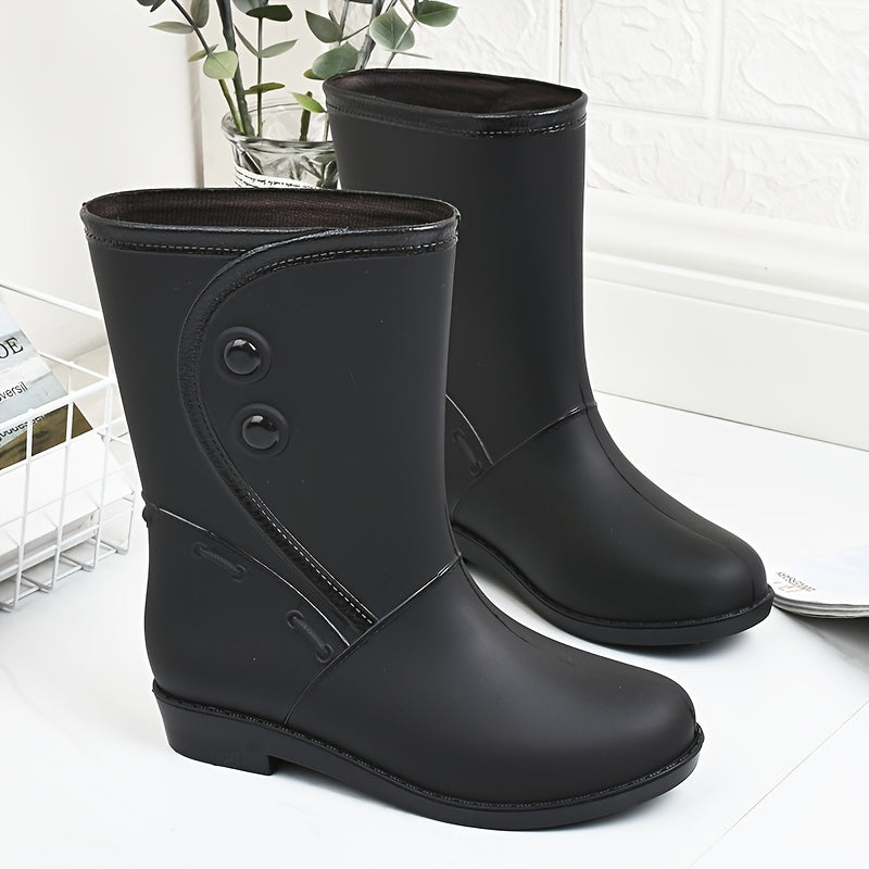 Women's waterproof rain boots & comfortable with anti-slip sole – Elora