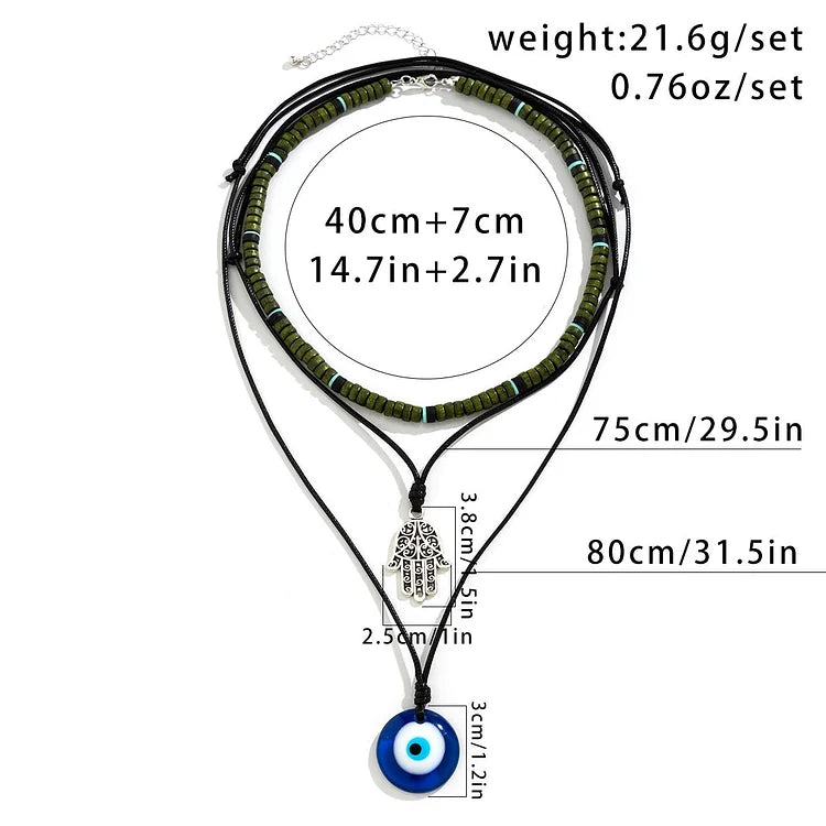 Unisex 3-lags kædesæt – Ravi