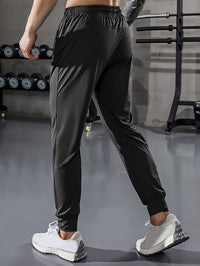 Solid Color Men's Sports Pants with Pockets - Niels