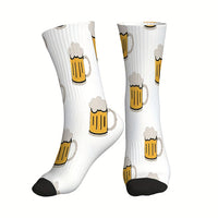 3 pairs of socks with beer mug print – HopfenSocken Oktoberfest 2025