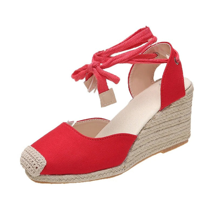 Stilfulde espadrille-sandaler til damer – Maribel