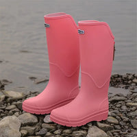 Women's waterproof rain boots made of PVC with non-slip sole – Corina