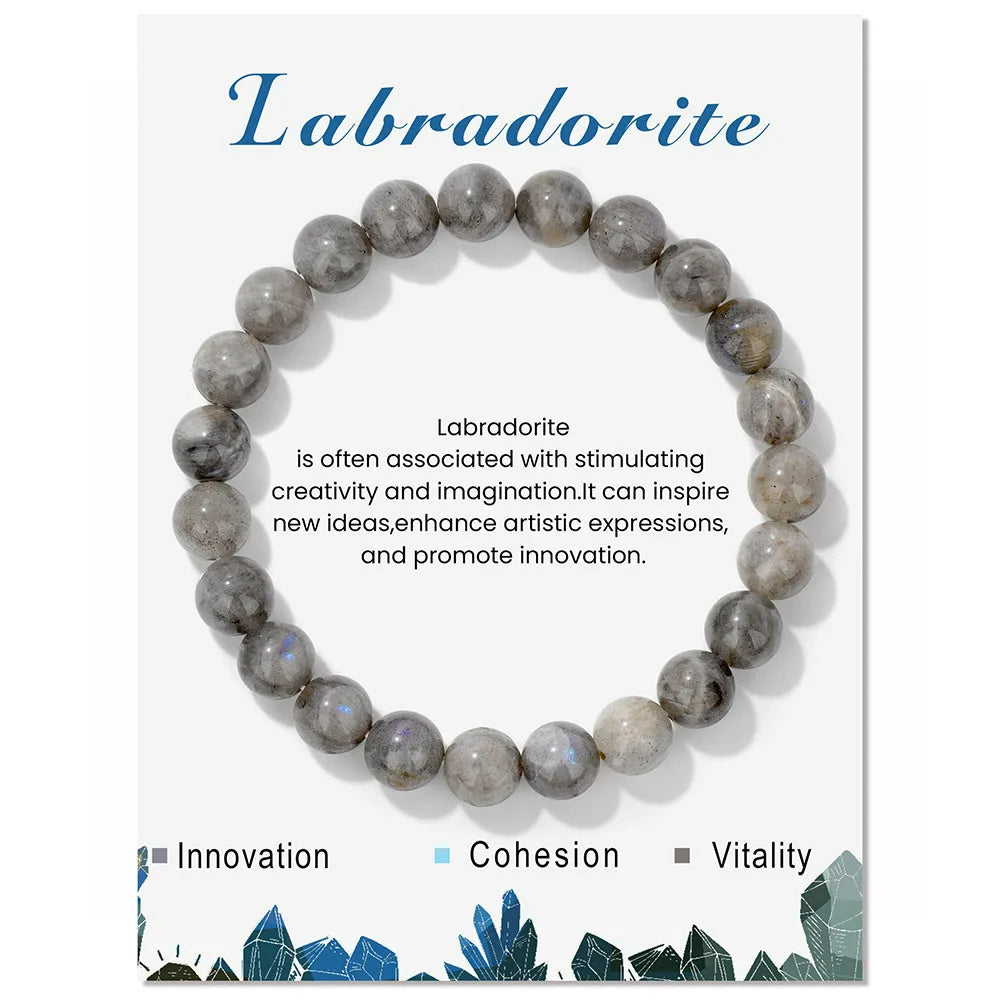 Natural Crystal Healing Energy Bracelet – Aria