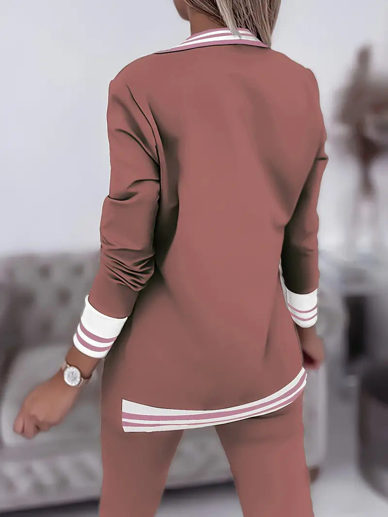 Casual Streetwear Striped Set - Sophie