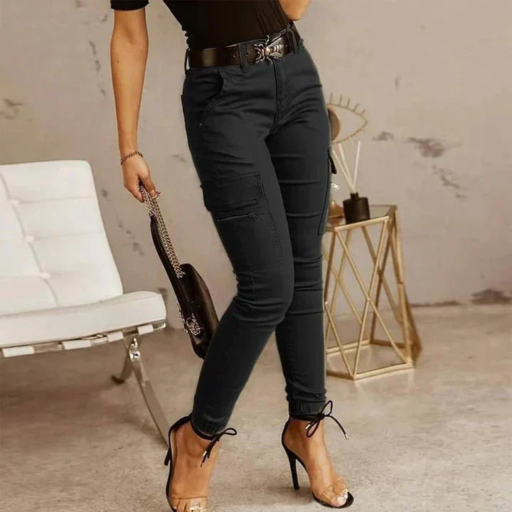 Women's Cargo Jeans - Livia