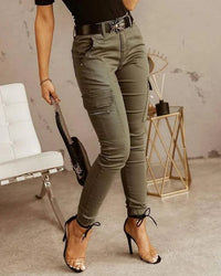 Damen Cargo-Jeans mit elastischen Bündchen – Nadine