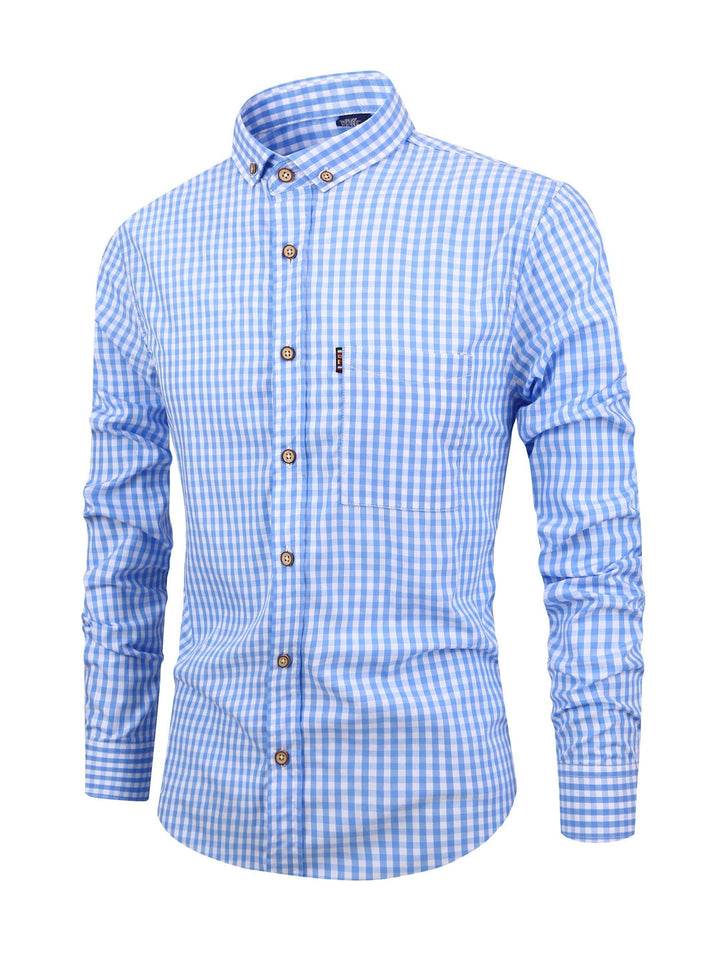 Camisa de hombre a cuadros con ajuste cómodo – Jules