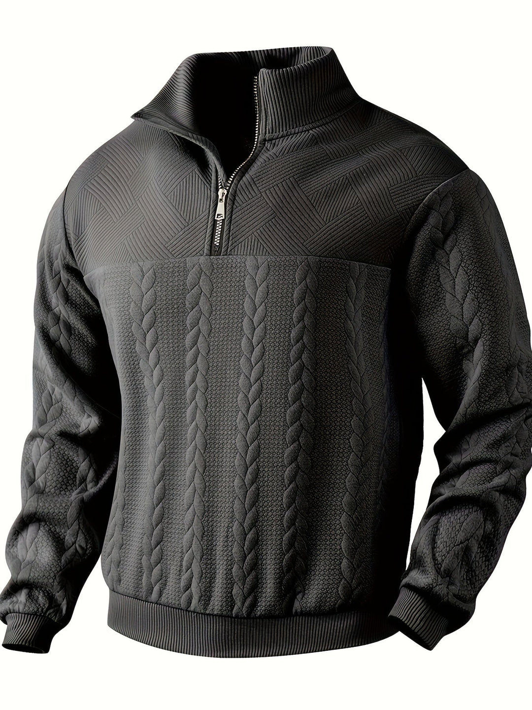 Vintage men's sweater with zipper – Victor