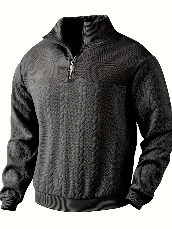 Vintage men's sweater with zipper – Victor