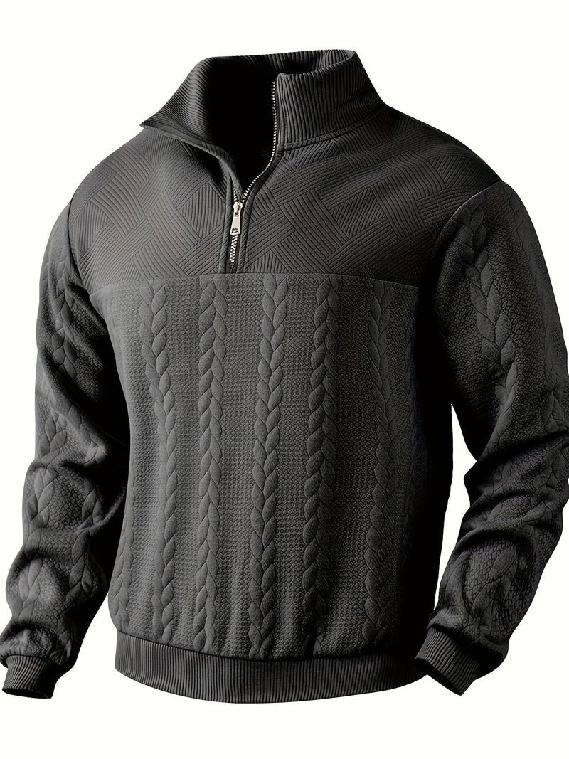 Vintage men's sweater with zipper – Victor