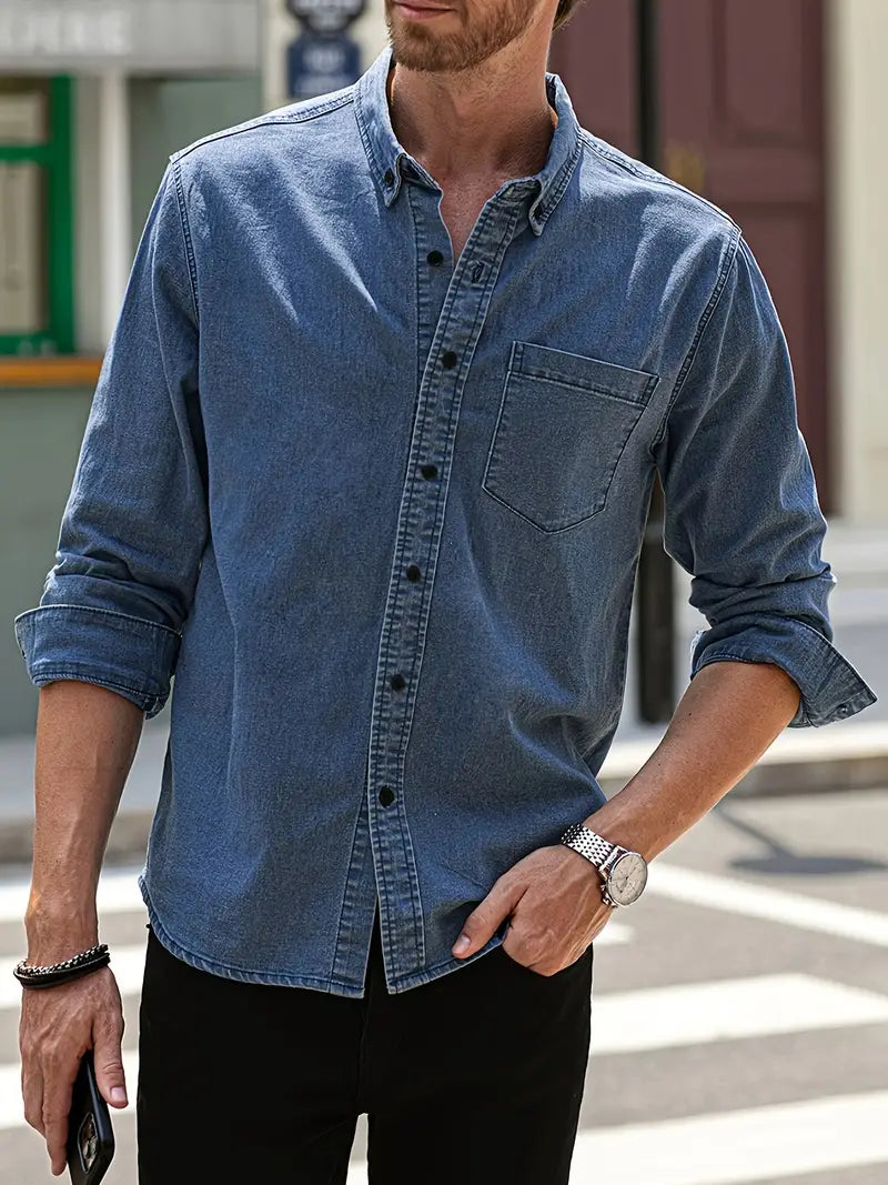 Herbst Denim Men's Shirt – Milan
